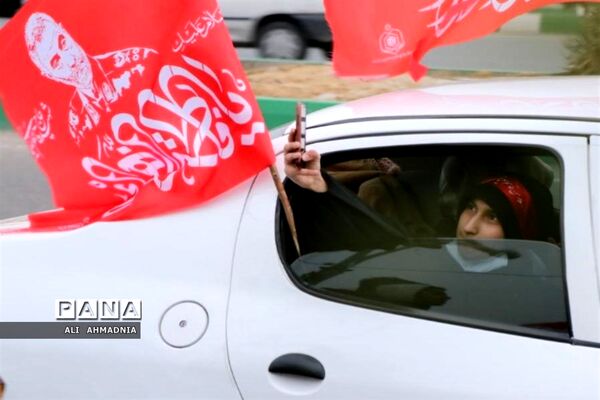 کاروان خودرویی به مناسبت سالگرد شهادت سردار سلیمانی در قم
