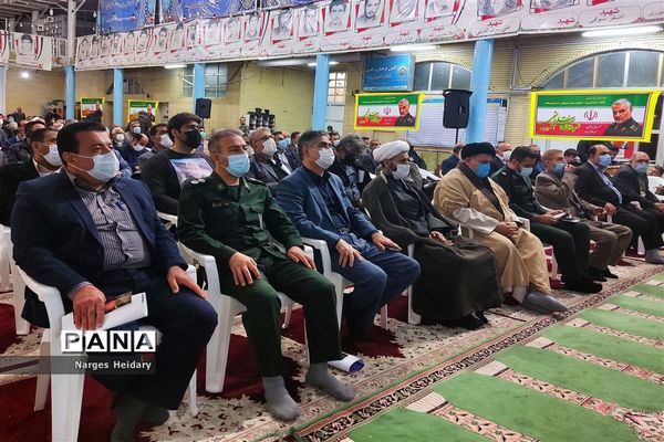 آیین گرامیداشت دومین سالگرد شهادت سپهبد شهید حاج قاسم سلیمانی در امیدیه