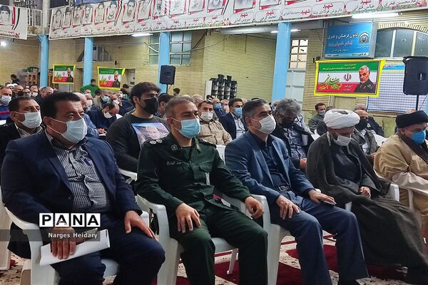 آیین گرامیداشت دومین سالگرد شهادت سپهبد شهید حاج قاسم سلیمانی در امیدیه