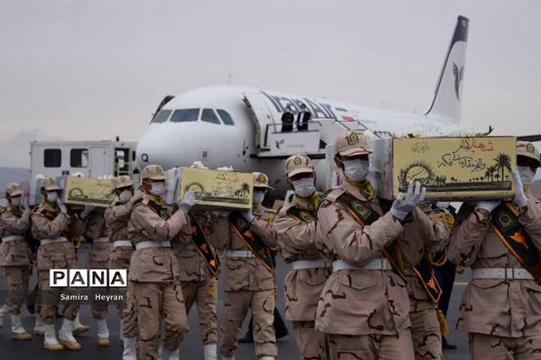 استقبال از 4شهید گمنام