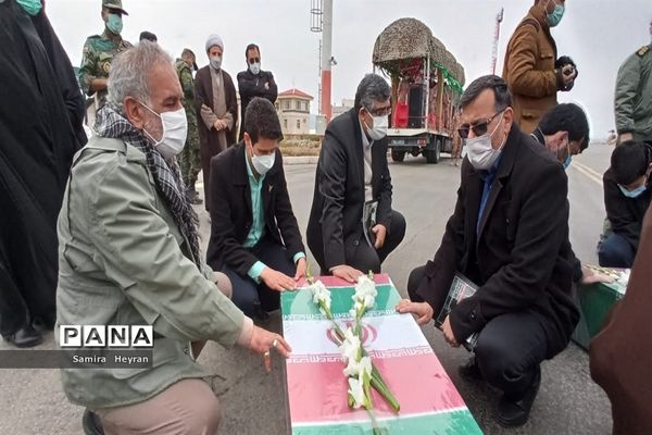 استقبال از 4شهید گمنام