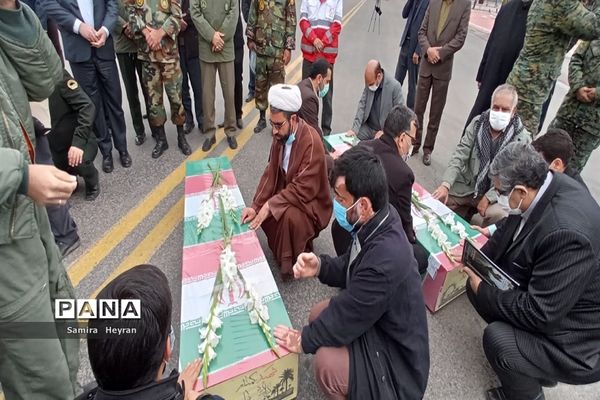 استقبال از 4شهید گمنام