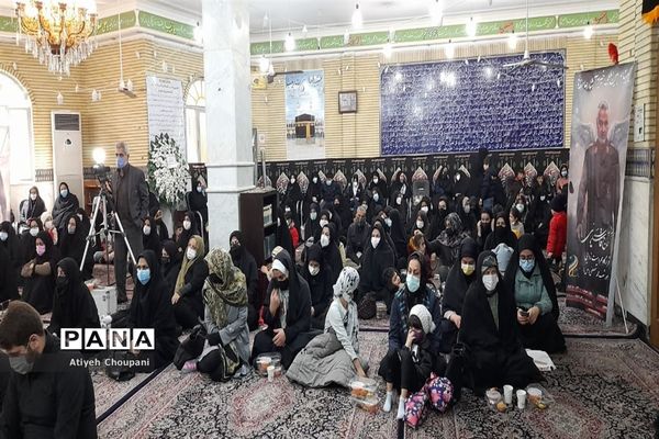 آیین بزرگداشت شهید حاج قاسم سلیمانی در خیریه آبشار عاطفه‌ها منطقه ۱۴