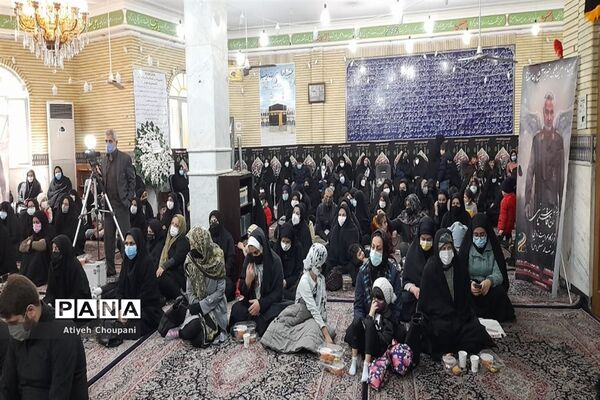 آیین بزرگداشت شهید حاج قاسم سلیمانی در خیریه آبشار عاطفه‌ها منطقه ۱۴