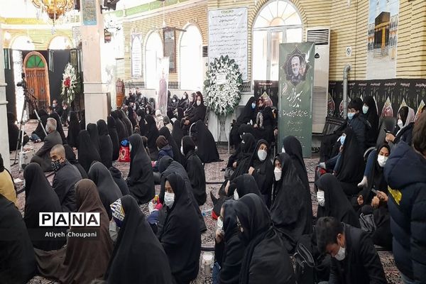 آیین بزرگداشت شهید حاج قاسم سلیمانی در خیریه آبشار عاطفه‌ها منطقه ۱۴