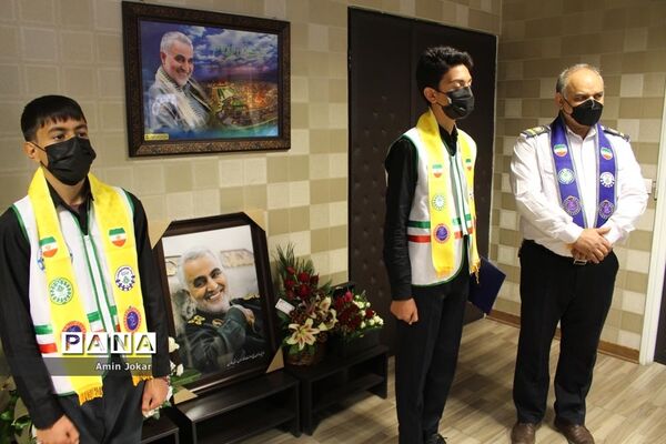 مراسم بزرگداشت دومین سالگرد شهادت سردار سلیمانی در اداره‌کل آموزش و پرورش فارس
