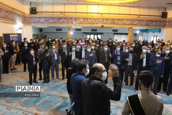 مراسم بزرگداشت دومین سالگرد شهادت سردار سلیمانی در اداره‌کل آموزش و پرورش فارس