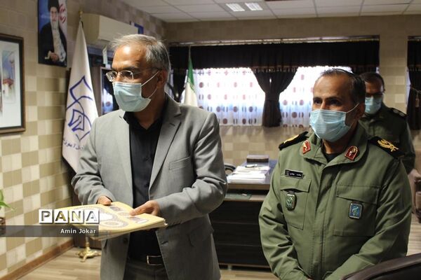 مراسم بزرگداشت دومین سالگرد شهادت سردار سلیمانی در اداره‌کل آموزش و پرورش فارس