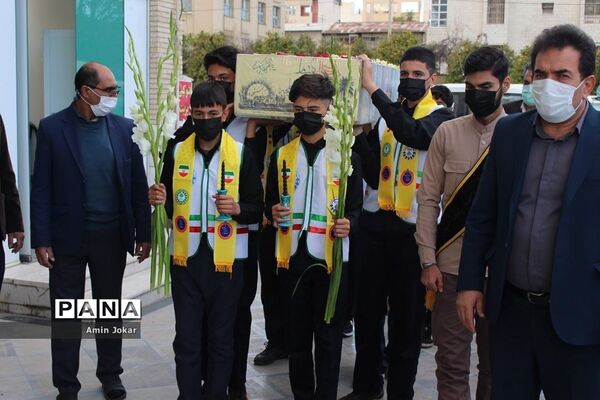مراسم بزرگداشت دومین سالگرد شهادت سردار سلیمانی در اداره‌کل آموزش و پرورش فارس