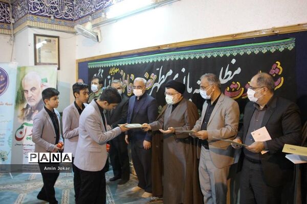 مراسم بزرگداشت دومین سالگرد شهادت سردار سلیمانی در اداره‌کل آموزش و پرورش فارس
