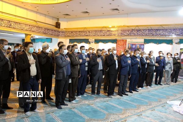 مراسم بزرگداشت دومین سالگرد شهادت سردار سلیمانی در اداره‌کل آموزش و پرورش فارس