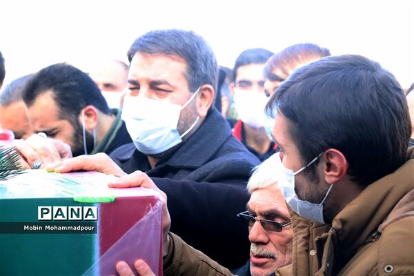 مراسم استقبال از پیکرهای مطهر۳ شهید گمنام در تبریز