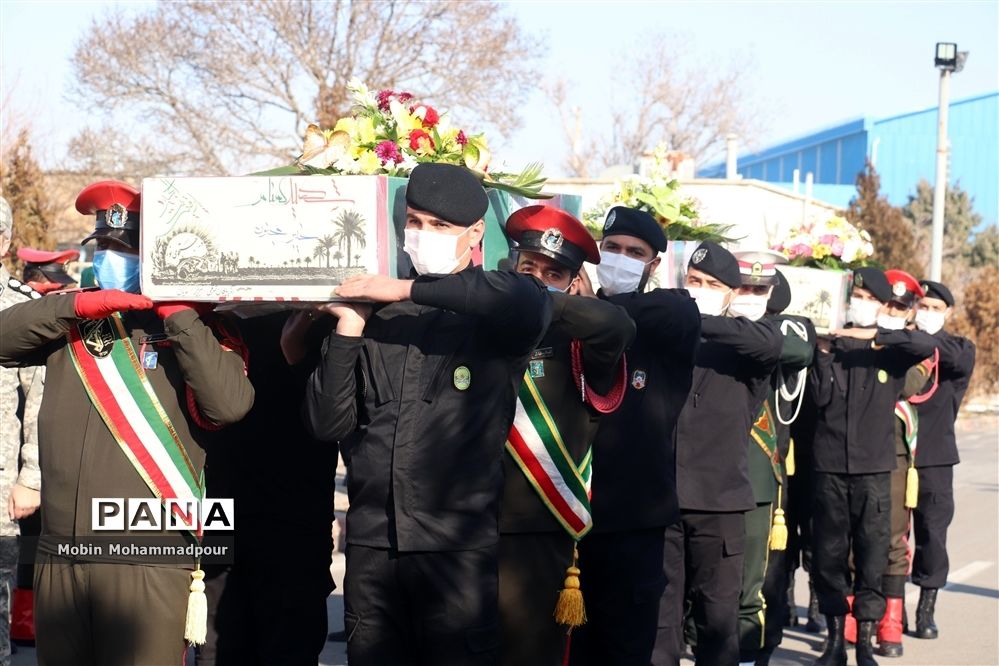 مراسم استقبال از پیکرهای مطهر۳ شهید گمنام در تبریز