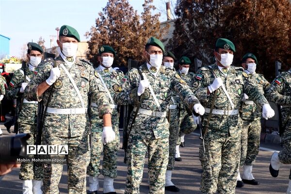 مراسم استقبال از پیکرهای مطهر۳ شهید گمنام در تبریز