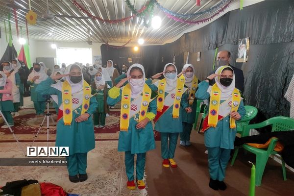 مراسم فاطمیه و شهادت سردار سلیمانی در دبستان شهیدان حجازی گلوگاه