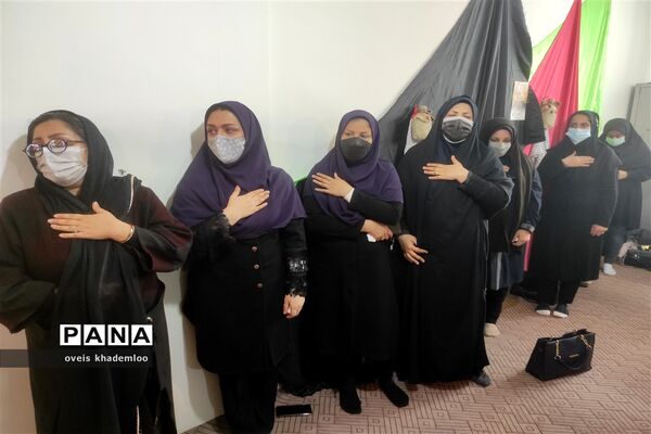 مراسم فاطمیه و شهادت سردار سلیمانی در دبستان شهیدان حجازی گلوگاه