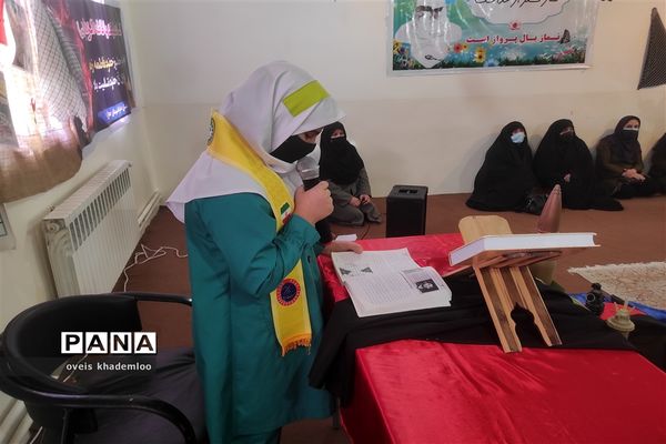 مراسم فاطمیه و شهادت سردار سلیمانی در دبستان شهیدان حجازی گلوگاه