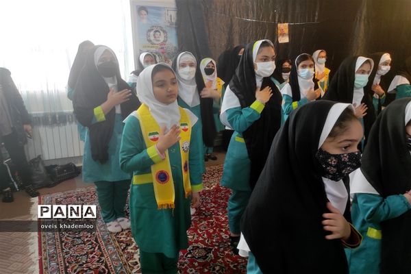 مراسم فاطمیه و شهادت سردار سلیمانی در دبستان شهیدان حجازی گلوگاه
