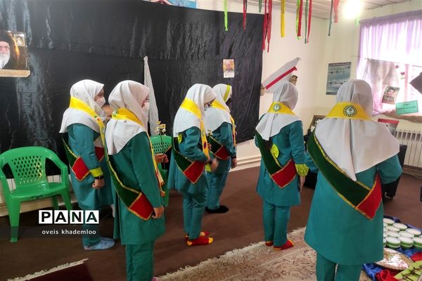 مراسم فاطمیه و شهادت سردار سلیمانی در دبستان شهیدان حجازی گلوگاه