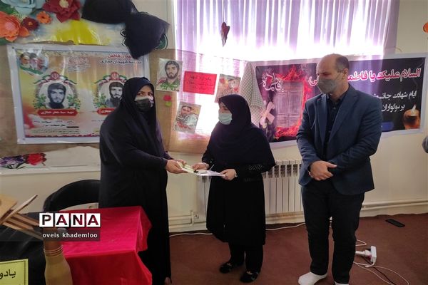 مراسم فاطمیه و شهادت سردار سلیمانی در دبستان شهیدان حجازی گلوگاه