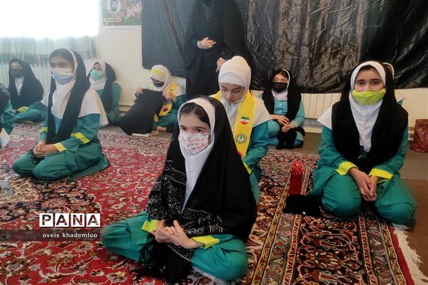 مراسم فاطمیه و شهادت سردار سلیمانی در دبستان شهیدان حجازی گلوگاه