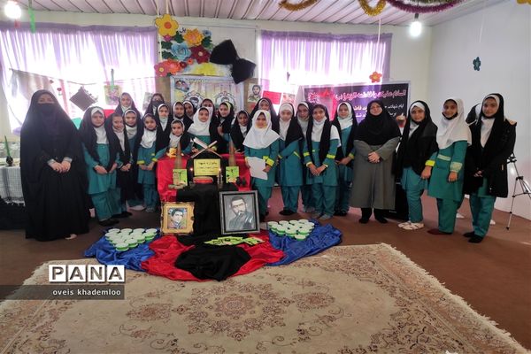مراسم فاطمیه و شهادت سردار سلیمانی در دبستان شهیدان حجازی گلوگاه