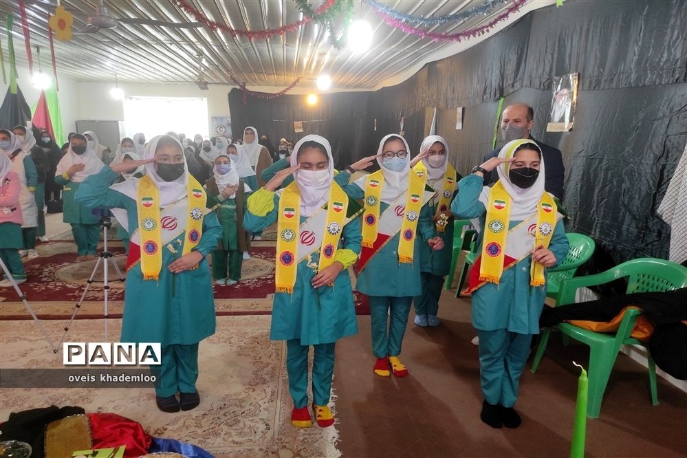 مراسم فاطمیه و شهادت سردار سلیمانی در دبستان شهیدان حجازی گلوگاه