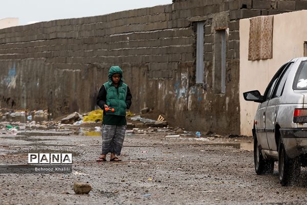 سیل در شهر کنارک استان سیستان و بلوچستان