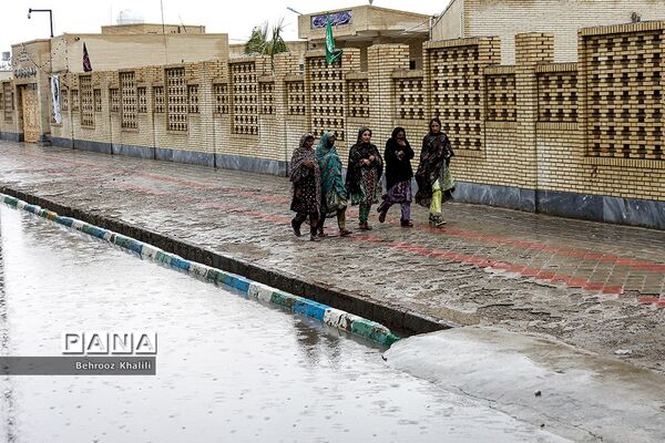 سیل در شهر کنارک استان سیستان و بلوچستان