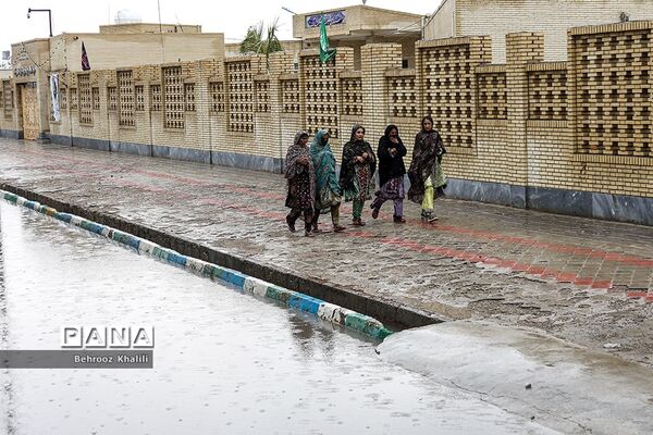 سیل در شهر کنارک استان سیستان و بلوچستان