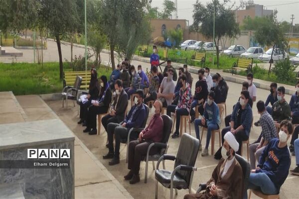 آیین درختکاری در مدارس شوشتر