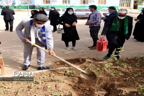 آیین گرامیداشت روز درختکاری و هفته منابع طبیعی در خوزستان