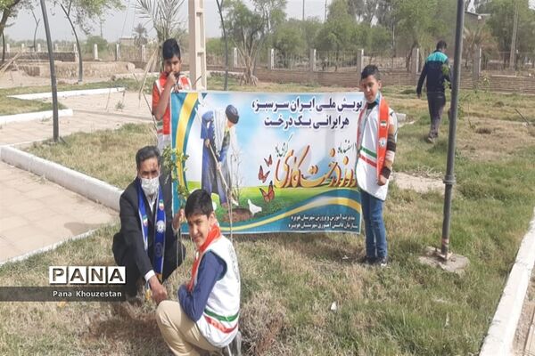 آیین گرامیداشت روز درختکاری و هفته منابع طبیعی در خوزستان