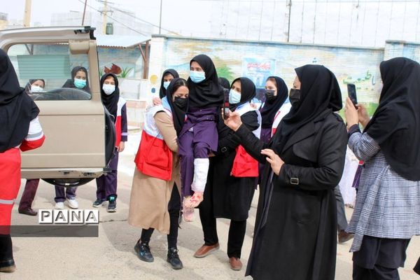 مانور آموزش مخاطرات چهارشنبه‌سوری، دبیرستان دخترانه تیزهوشان یاسوج