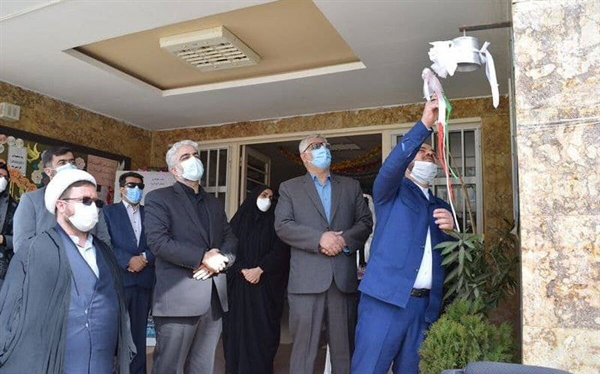 مراسم نمادین زنگ احسان و نیکوکاری در البرز