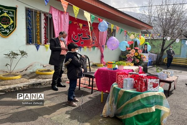بازدید شهردار جدید رودهن  از مدارس روستایی