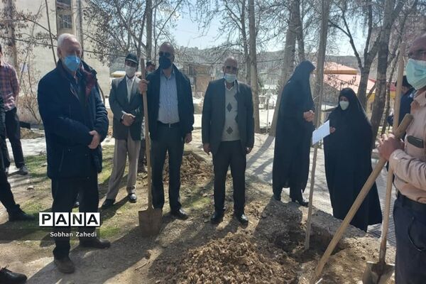 کاشت درخت به نیابت از شهیدان در رودهن