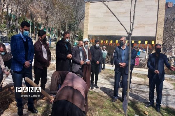 کاشت درخت به نیابت از شهیدان در رودهن
