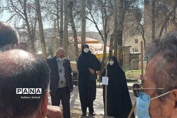 کاشت درخت به نیابت از شهیدان در رودهن