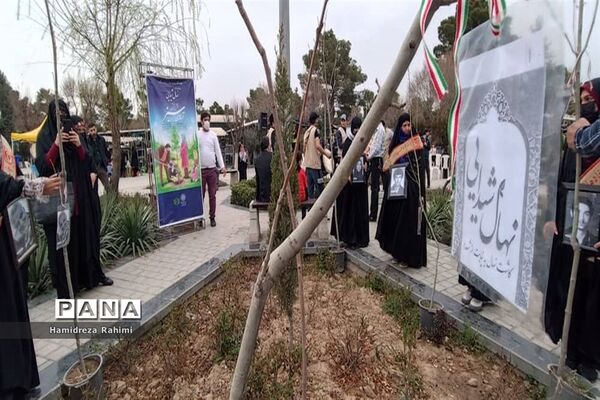 ویژه برنامه نهال شیدایی در گلزار شهدای بهشت حضرت زهرا (س)
