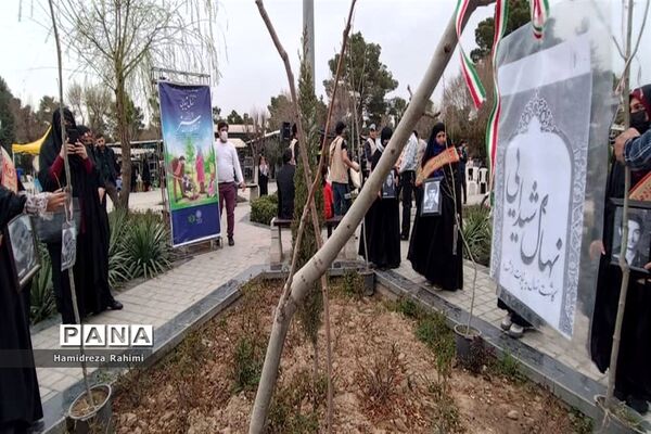 ویژه برنامه نهال شیدایی در گلزار شهدای بهشت حضرت زهرا (س)