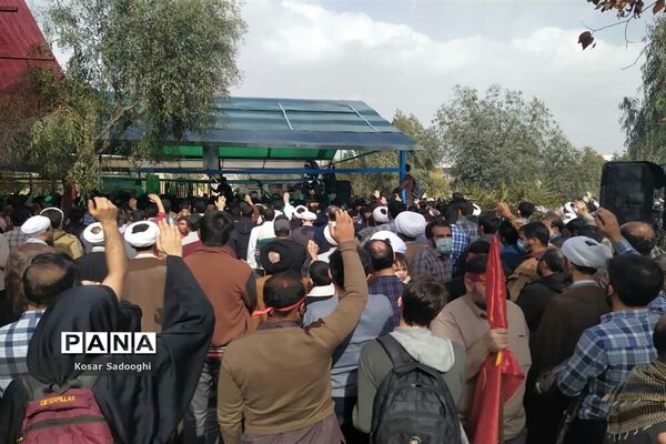 تشییع پیکر شهید مدافع حرم «احسان کربلایی پور» در قم