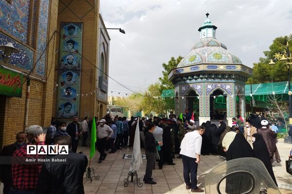تشییع پیکر شهید مدافع حرم «احسان کربلایی پور» در قم