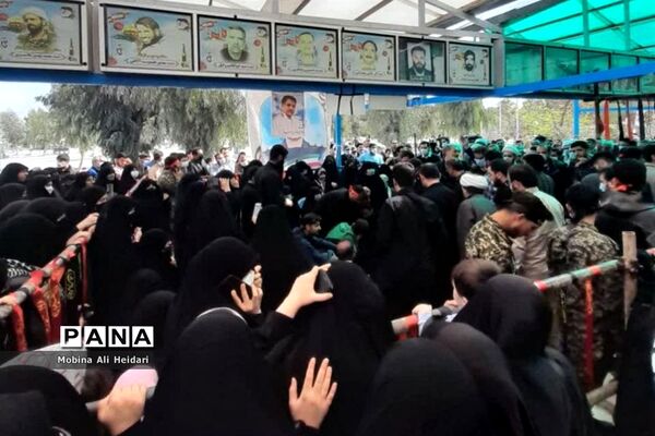 تشییع پیکر شهید مدافع حرم «احسان کربلایی پور» در قم