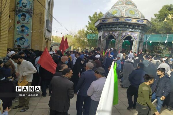 تشییع پیکر شهید مدافع حرم «احسان کربلایی پور» در قم