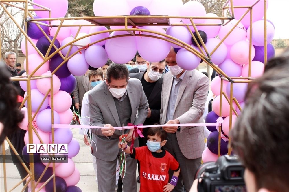 مراسم پروژه آزادسازی مجموعه‌های آموزشی و ورزشی در کرمانشاه