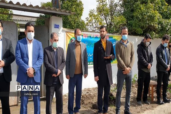 اجرای طرح کمربند سبز روستای شومیا محمودآباد با کاشت یک هزار نهال