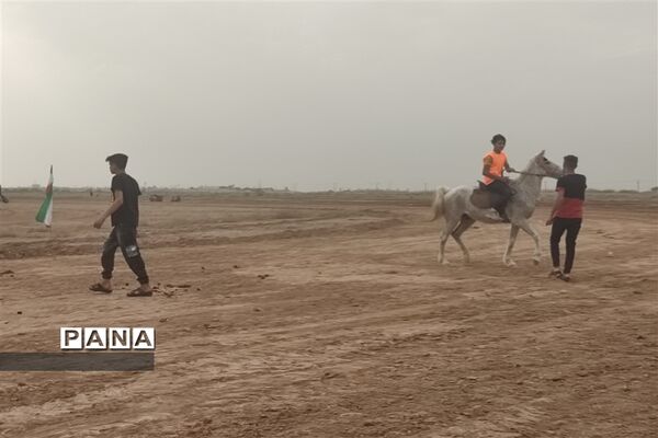 برگزاری اولین دوره مسابقات اسب‌سواری در شهرستان امیدیه