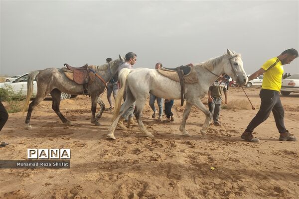 برگزاری اولین دوره مسابقات اسب‌سواری در شهرستان امیدیه