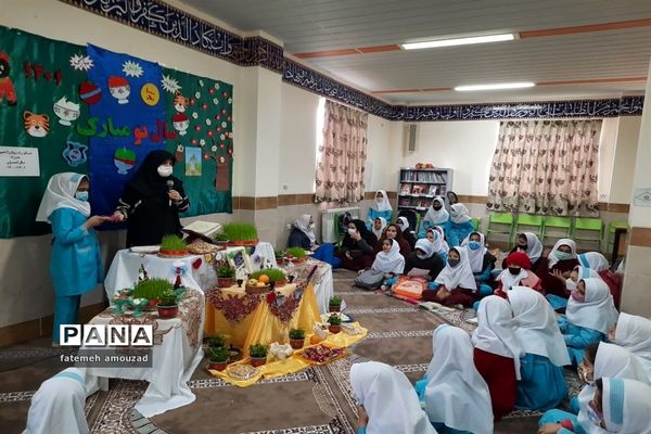 حال و هوای عید نوروز در مدارس گلوگاه